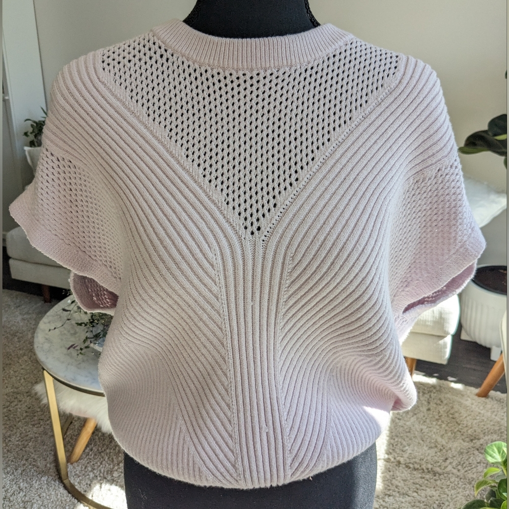 Express Open Back Sweater Top